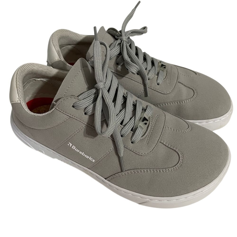 EUC Barebarics Pulsar Barefoot Sneaker Gray EU39 Vegan Unisex Barefoot‎ Shoe